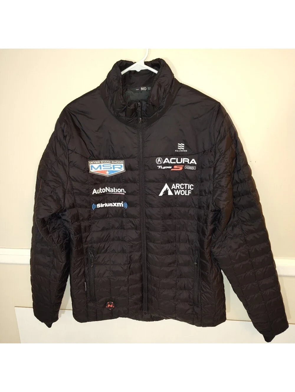 Fieldsheer Mobile Warming Heated Puffer Men's Puffer Jacket Acura Car Racing  M